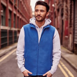 Plain Gilet Outdoor Fleece Russell 320 GSM